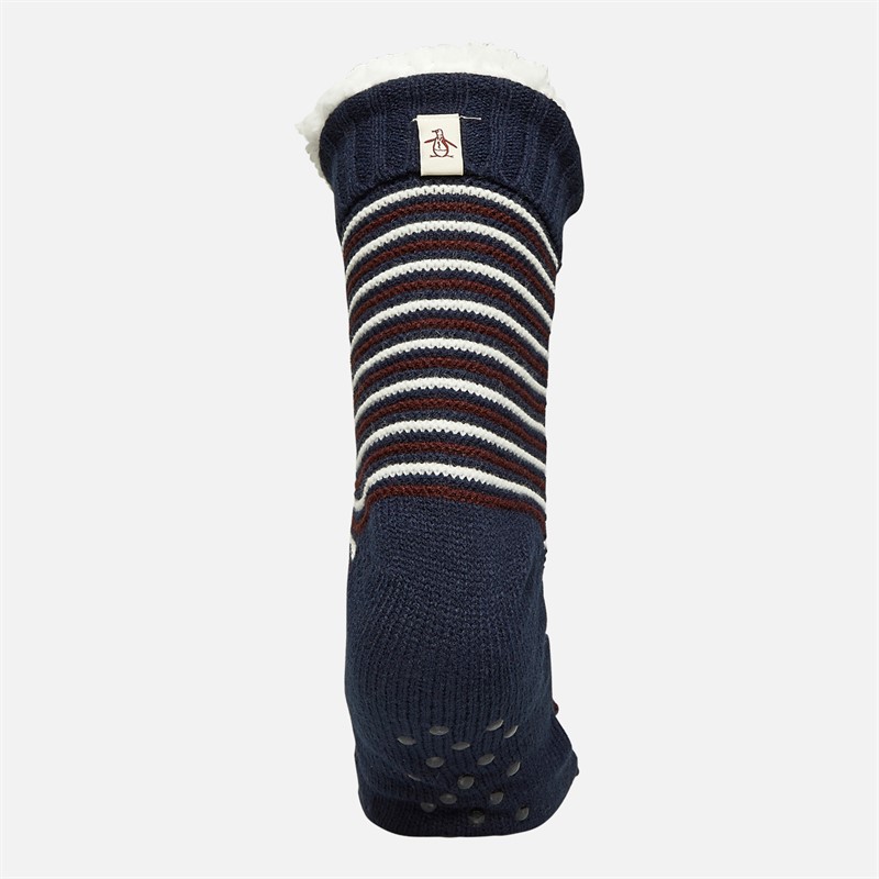 Original Penguin Mens Slipper Socks Navy