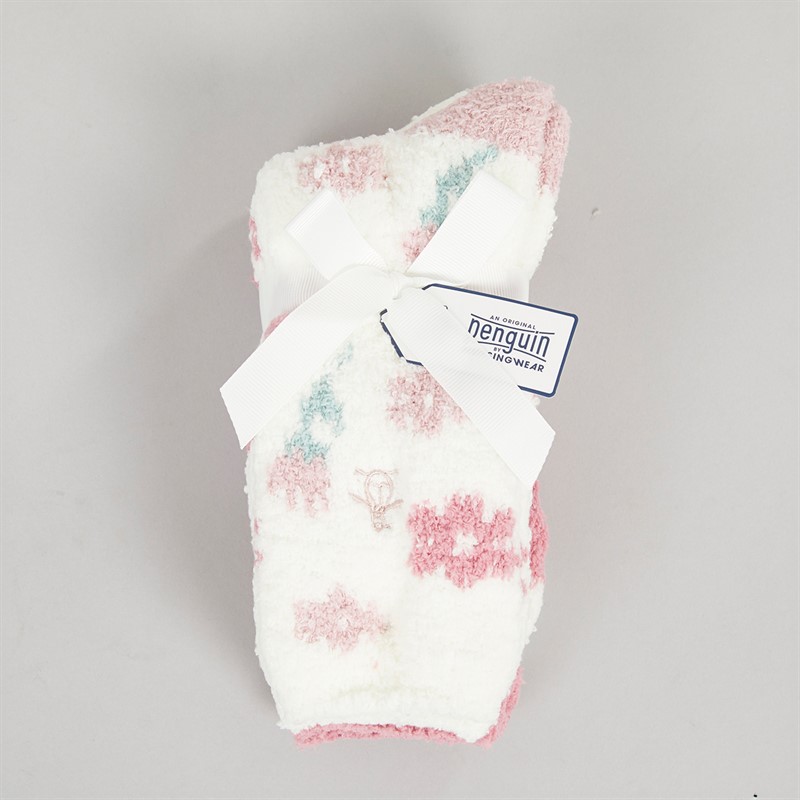 Original Penguin Womens Two Pack Cosy Socks Multi