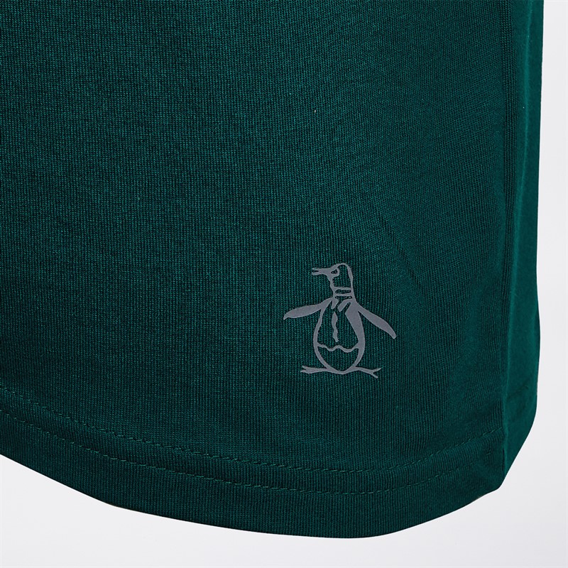 Original Penguin Mens Five Pack T-Shirts Vintage Blue/Brown/Black/Dark Green/Light Grey Marl