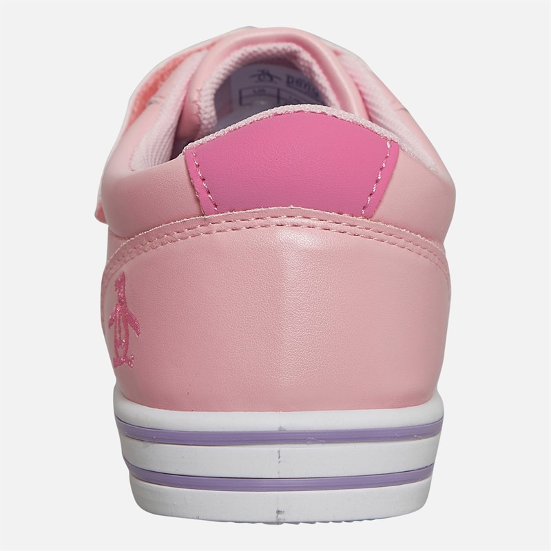 Original Penguin Girls Rainbow Trainers Pink