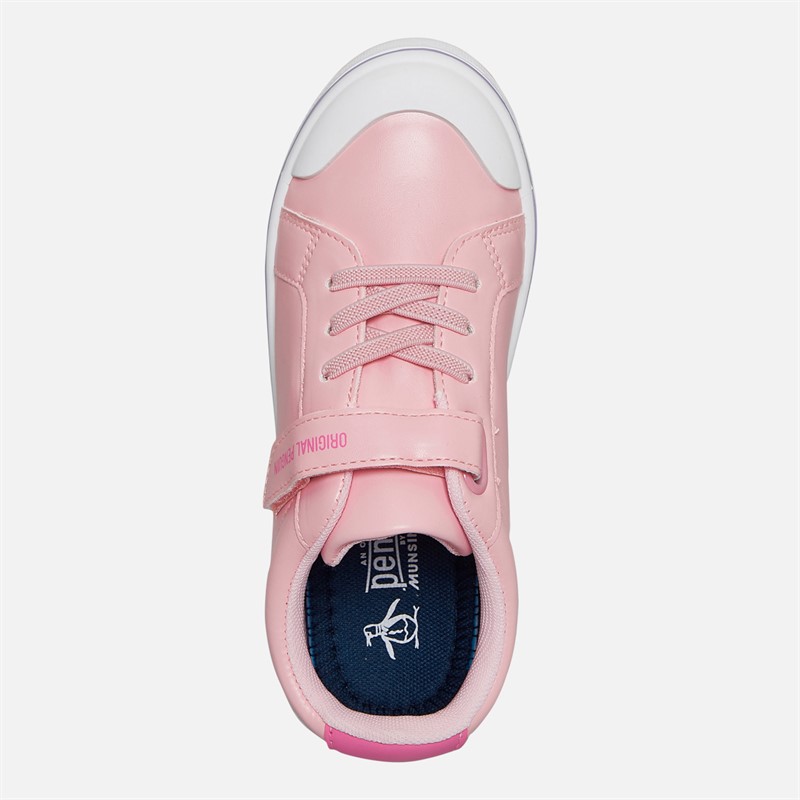 Original Penguin Girls Rainbow Trainers Pink