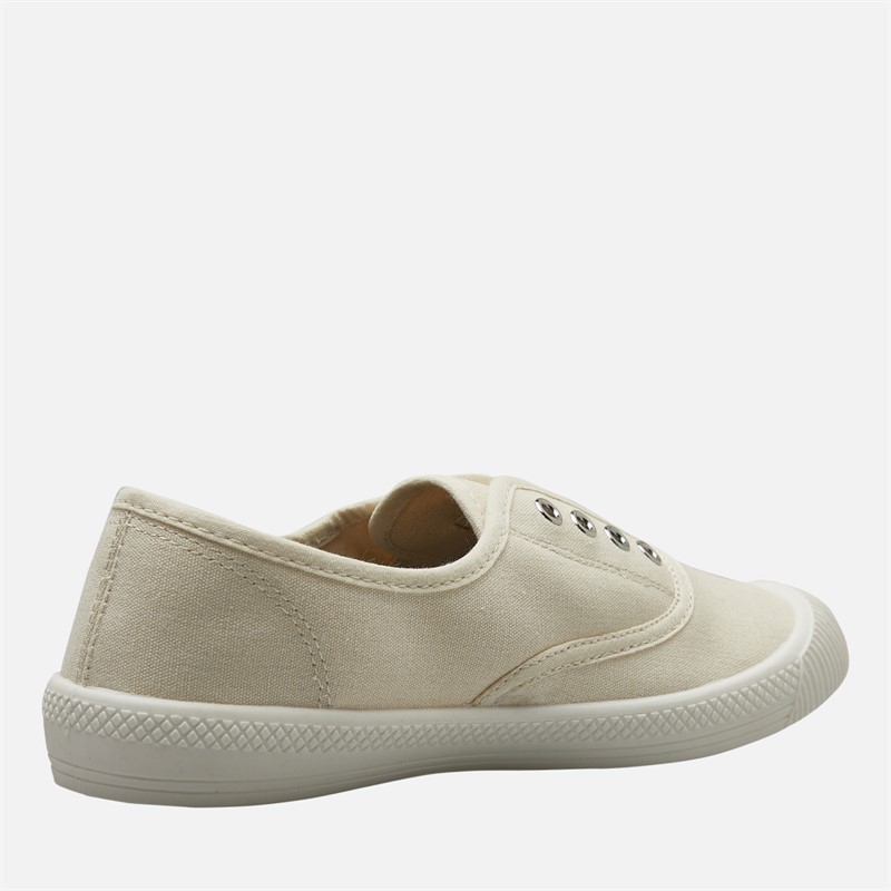 Original Penguin Womens Anita Canvas Pumps Off White