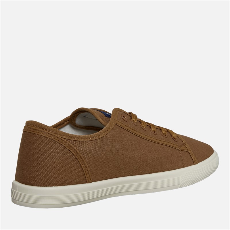 Original Penguin Mens Sparton Canvas Pumps Tan