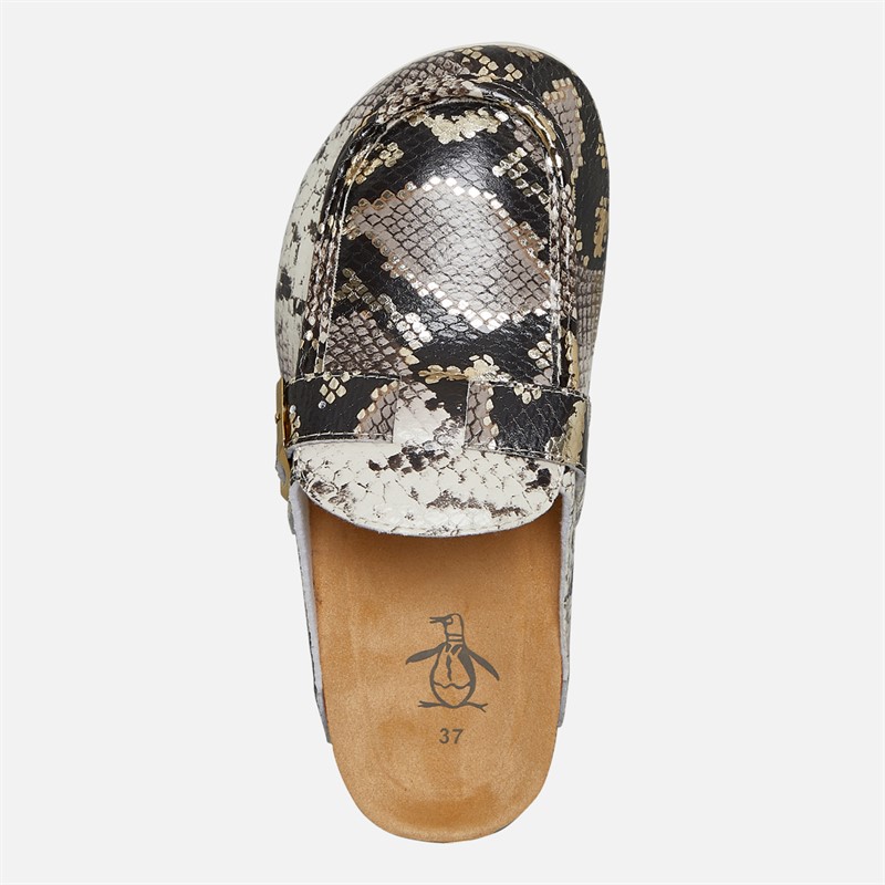 Original Penguin Womens Preema Clogs Snake