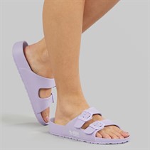 Original Penguin Womens Eden Double Buckle Sandals Lilac
