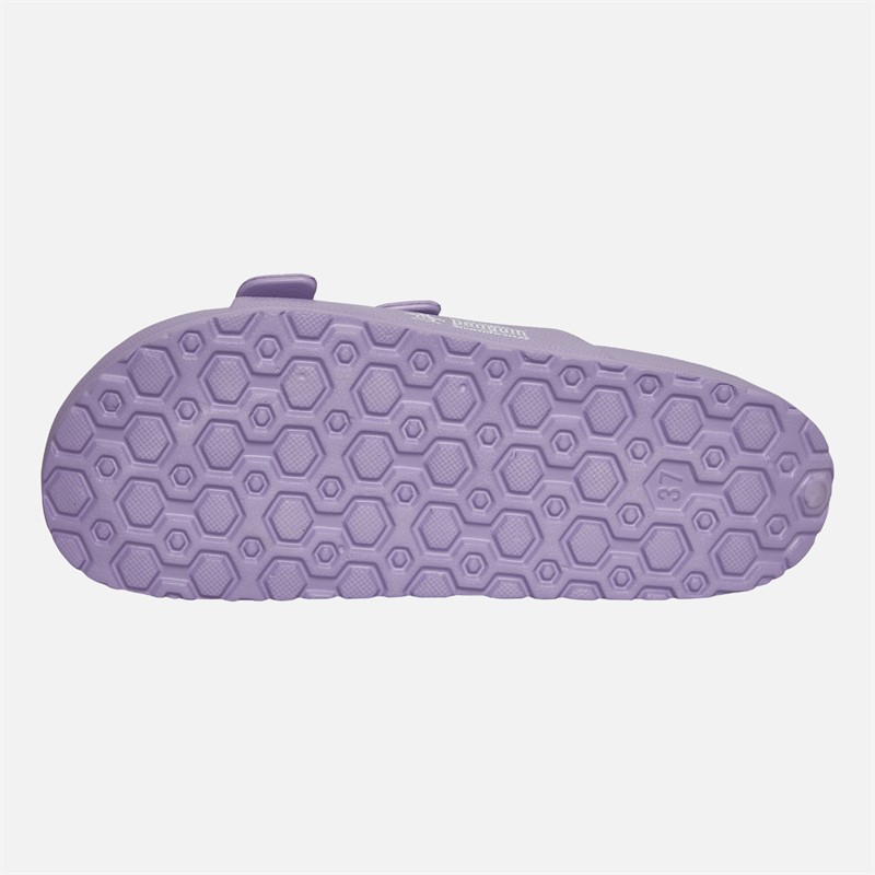 Original Penguin Womens Eden Double Buckle Sandals Lilac