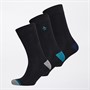 Original Penguin Mens Three Pack Socks Black