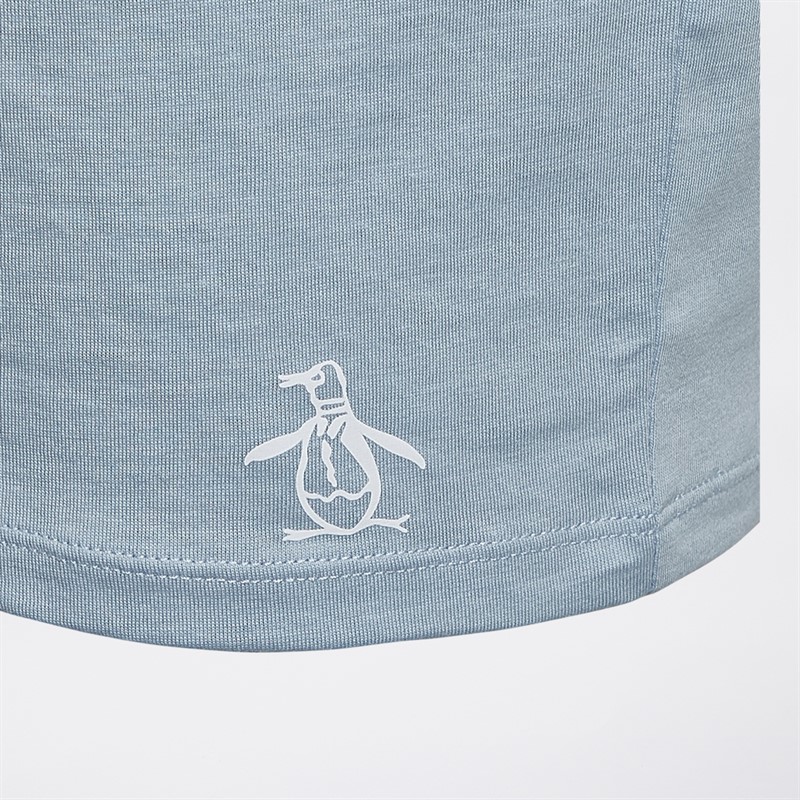 Original Penguin Mens Five Pack T-Shirts Stone/Aqua/Ivory/Light Blue/White