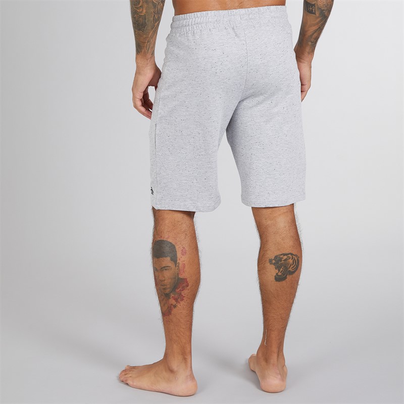 Original Penguin Mens Nepped Jersey Lounge Shorts Grey Marl/Black