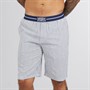 Original Penguin Mens Woven Stripe Lounge Shorts Navy/White