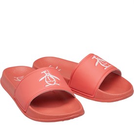 Original Penguin Junior Pier Slide Sandalen Koraalroze original penguin kopen in de aanbieding Original Penguin Junior Pier Slide Sandalen Koraalroze original penguin kopen in de aanbieding