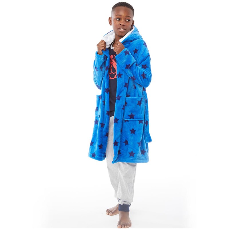 boys penguin dressing gown