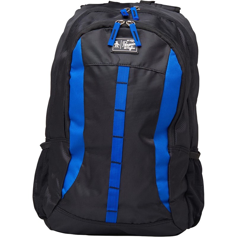 Buy Original Penguin Harvard Backpack Black/Royal Blue