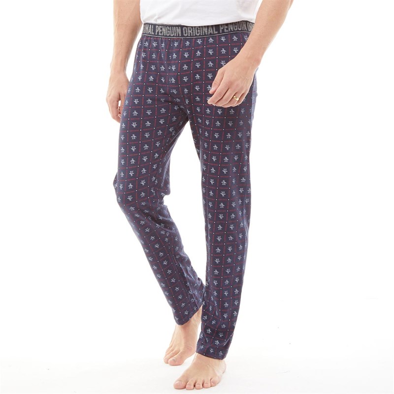 Buy Original Penguin Mens Loungewear Navy/Red Checked