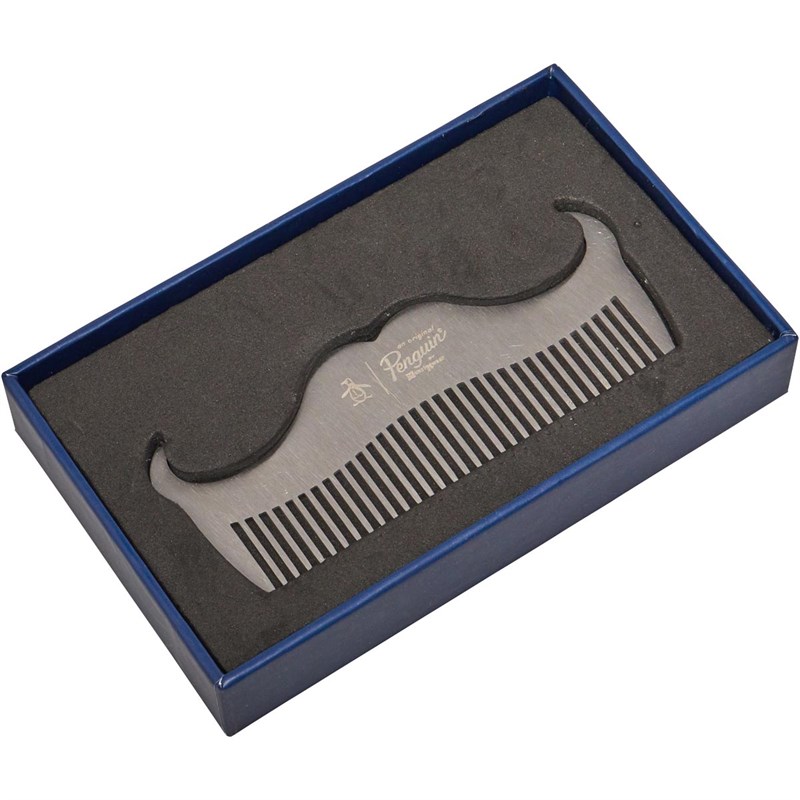 Buy Original Penguin Mens Mustache Shaped Comb Silver