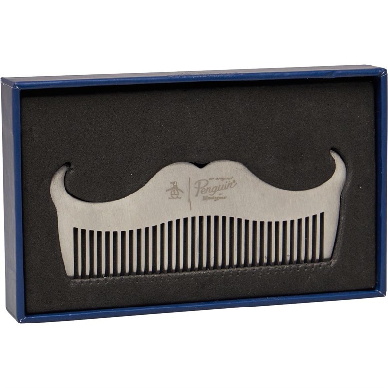 Buy Original Penguin Mens Mustache Shaped Comb Silver