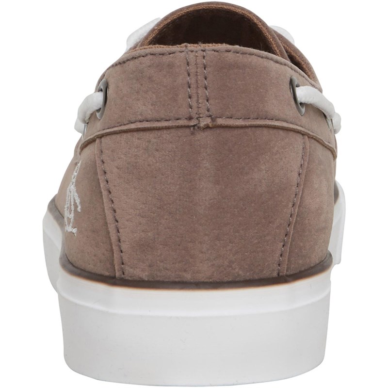 Original Penguin Mens Laguna Canvas Deck Shoes Taupe