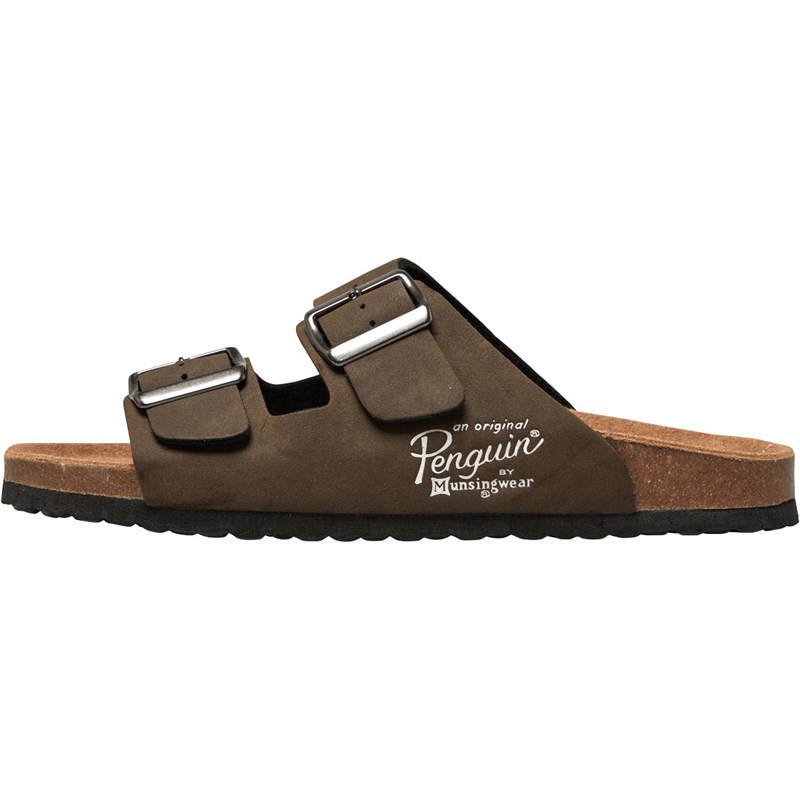 Original Penguin Mens Port 2 Sandals Brown