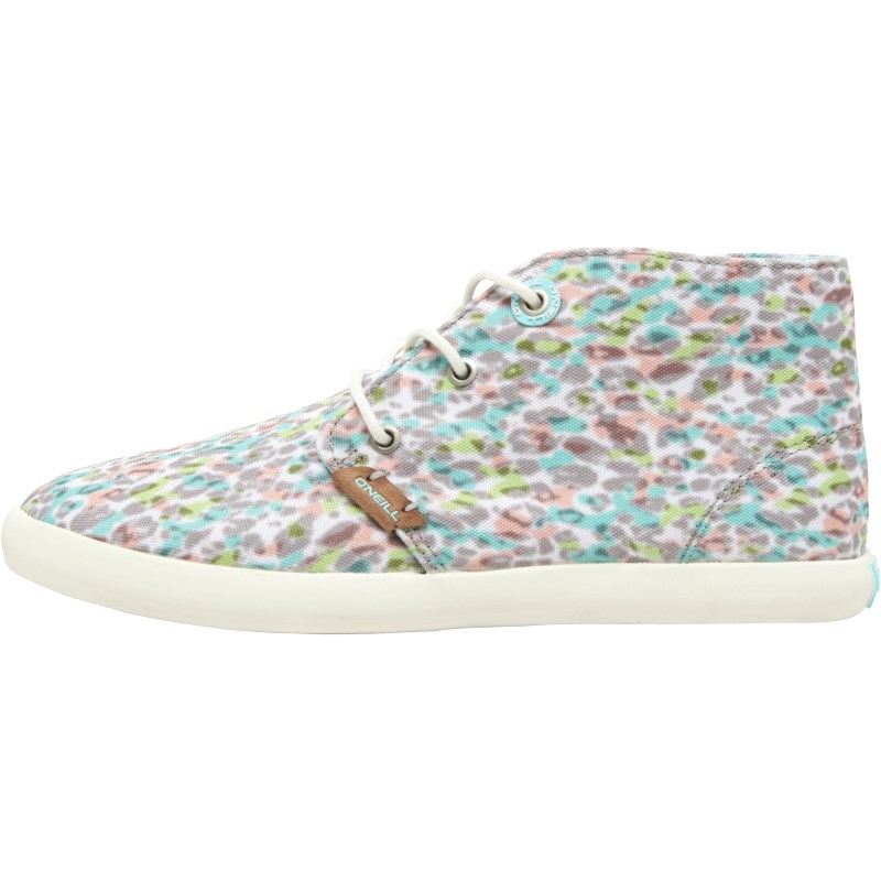 Leopard Chaussures Femme Multicolore Kali O'neill Basses Canvas Aop Neon l1uT3FKJc5