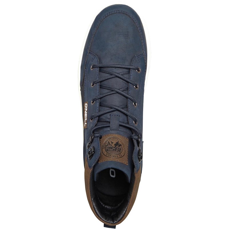 O'Neill Mens Waveland Mid Trainers Dress Blues