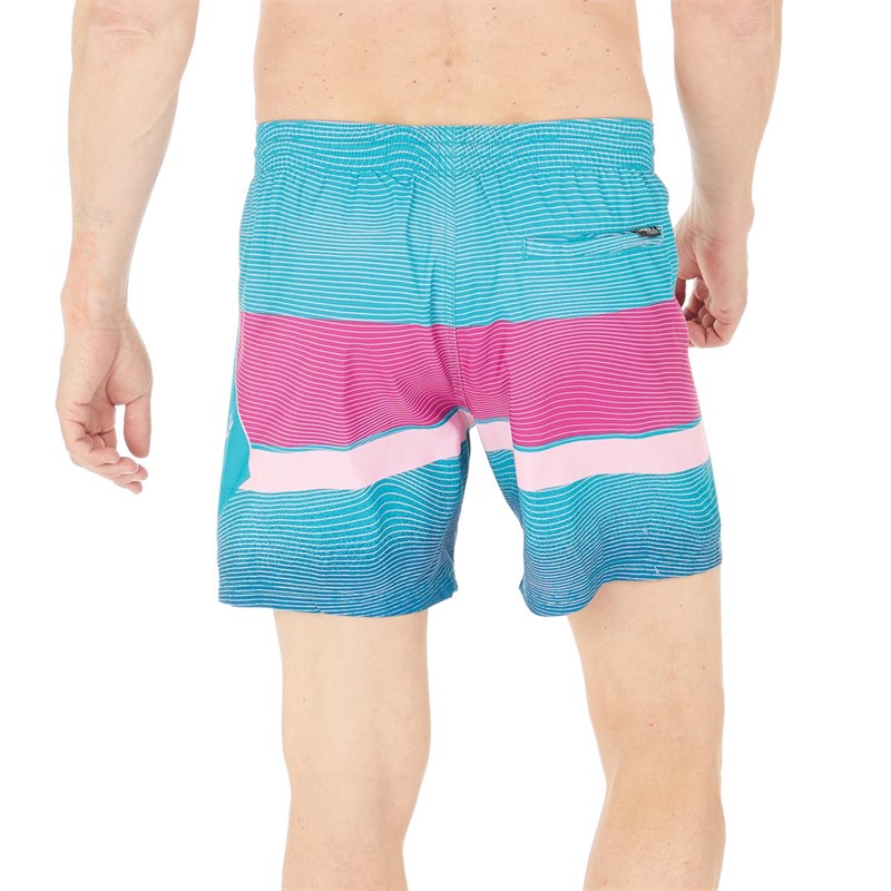 O'Neill Mens Stacked Swim Shorts Blue Multi 7