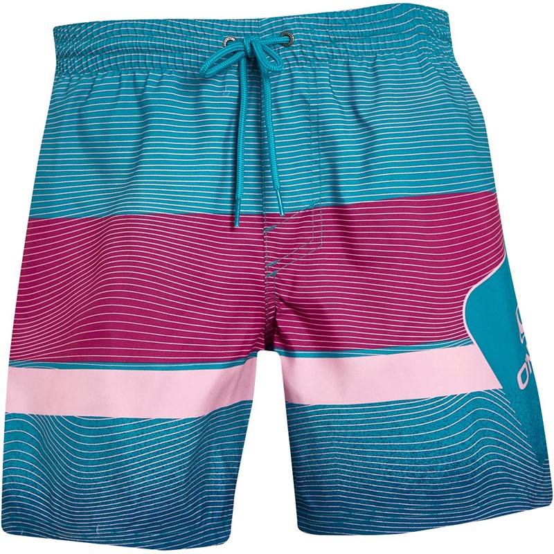 O'Neill Mens Stacked Swim Shorts Blue Multi 7