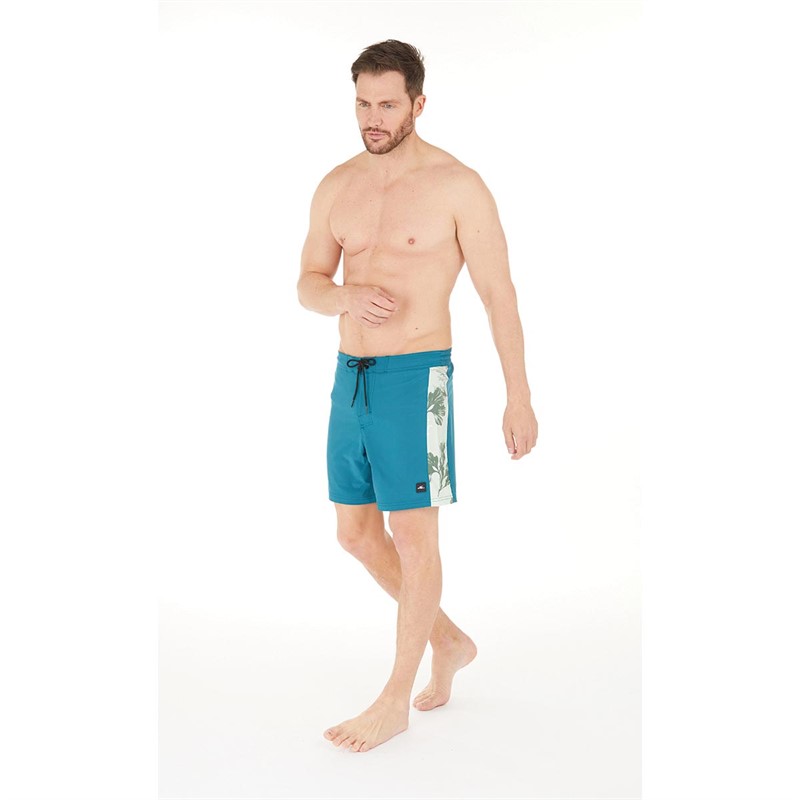 Buy O'Neill Mens Origin Panel Swim Shorts Blue Coral