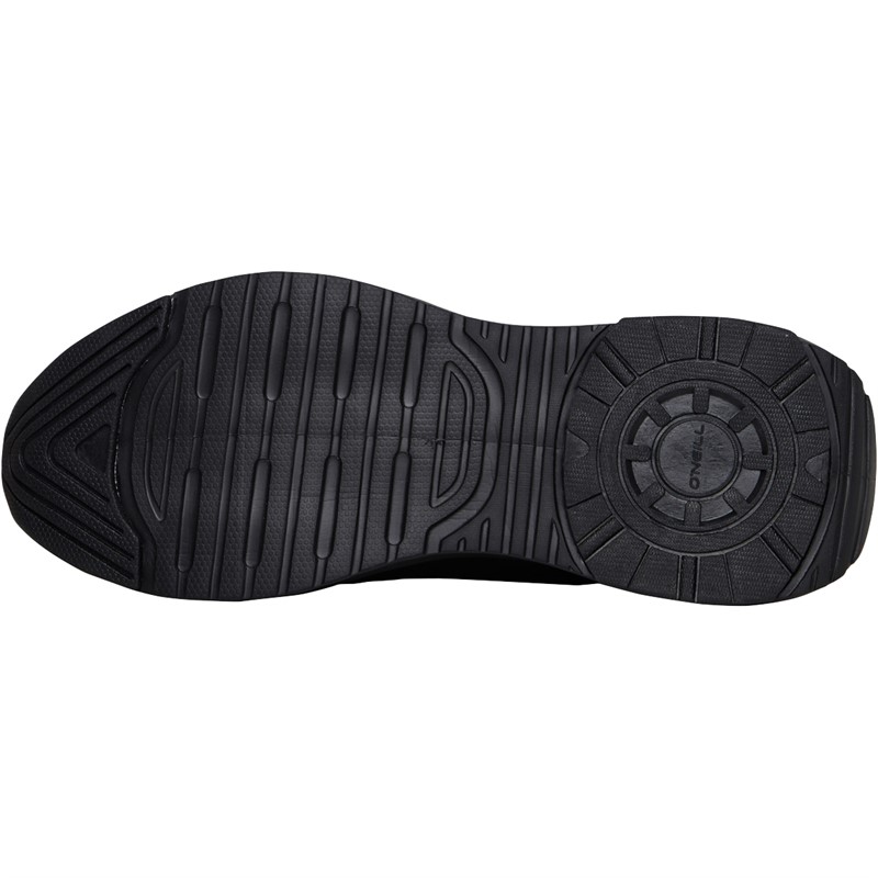 O'Neill Mens Perido Low Trainers Triple Black