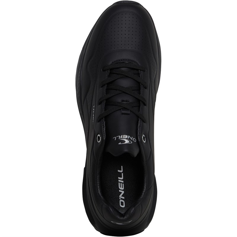 O'Neill Mens Perido Low Trainers Triple Black