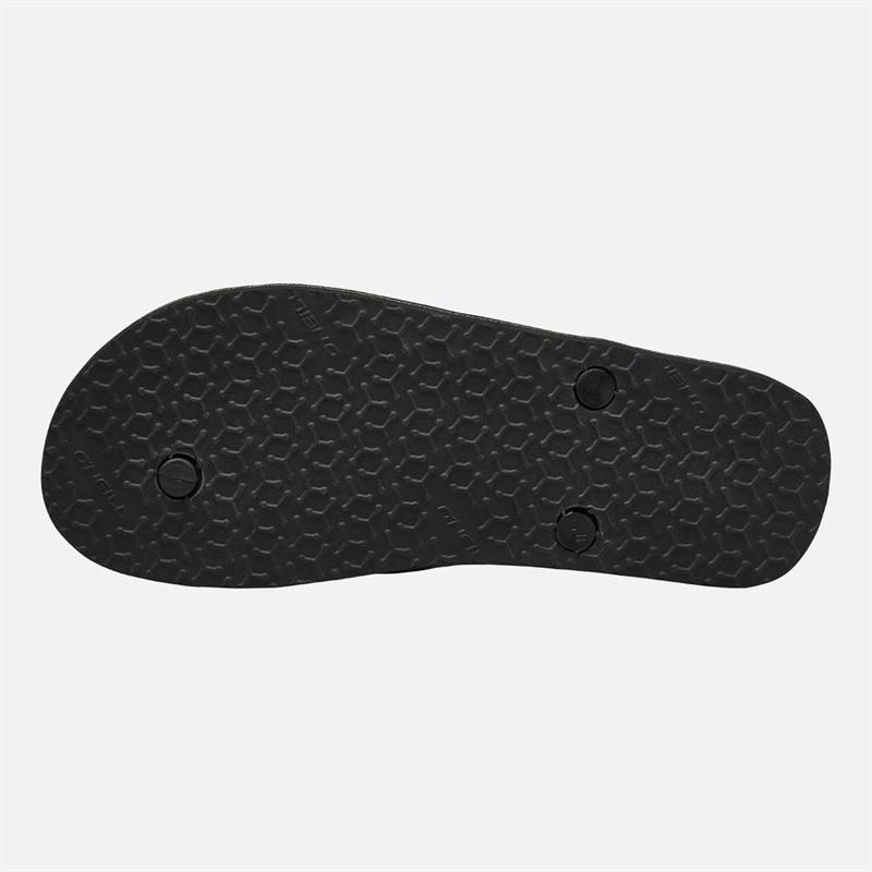 O'Neill Mens Profile Logo Flip Flops Black