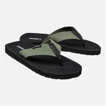 O'Neill Mens Ziel Flip Flops Oil Green Oilgreen