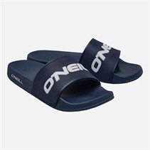 O'Neill Mens Logo Sliders Dress Blues