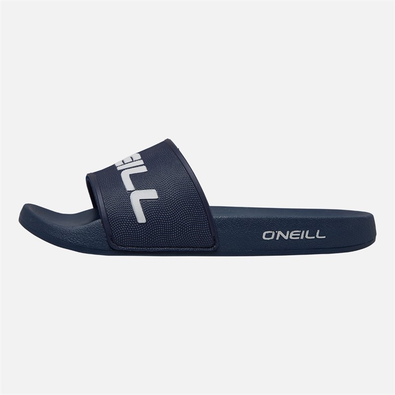 O'Neill Mens Logo Sliders Dress Blues