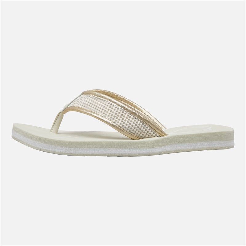O'Neill Womens Jacky Flip Flops Whitecap Gray