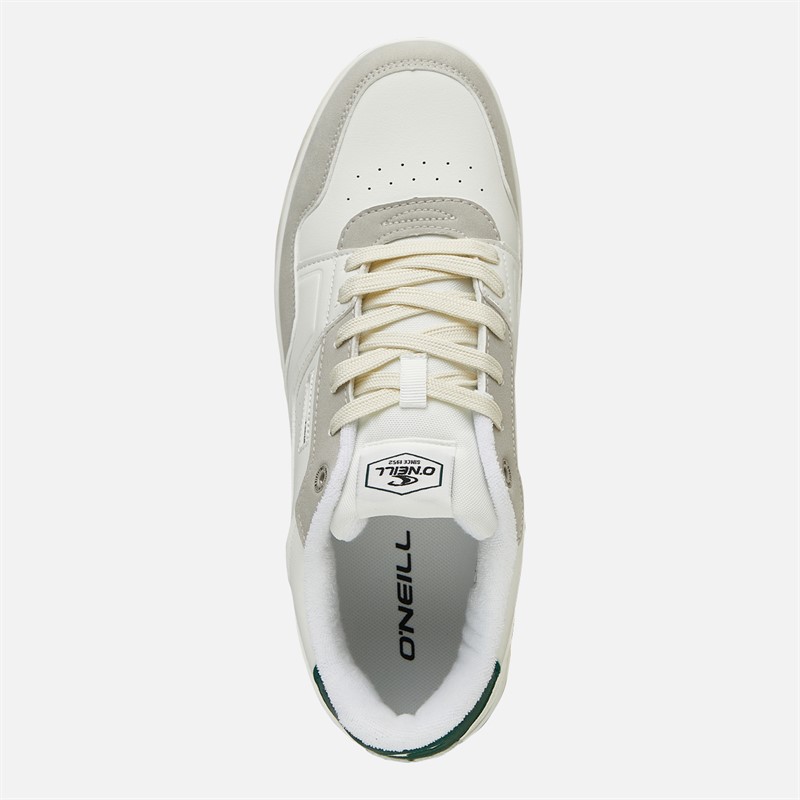 O'Neill Mens Sheldon Trainers Bright White/Nimbus Cloud Bright White/ Nimbus Cloud