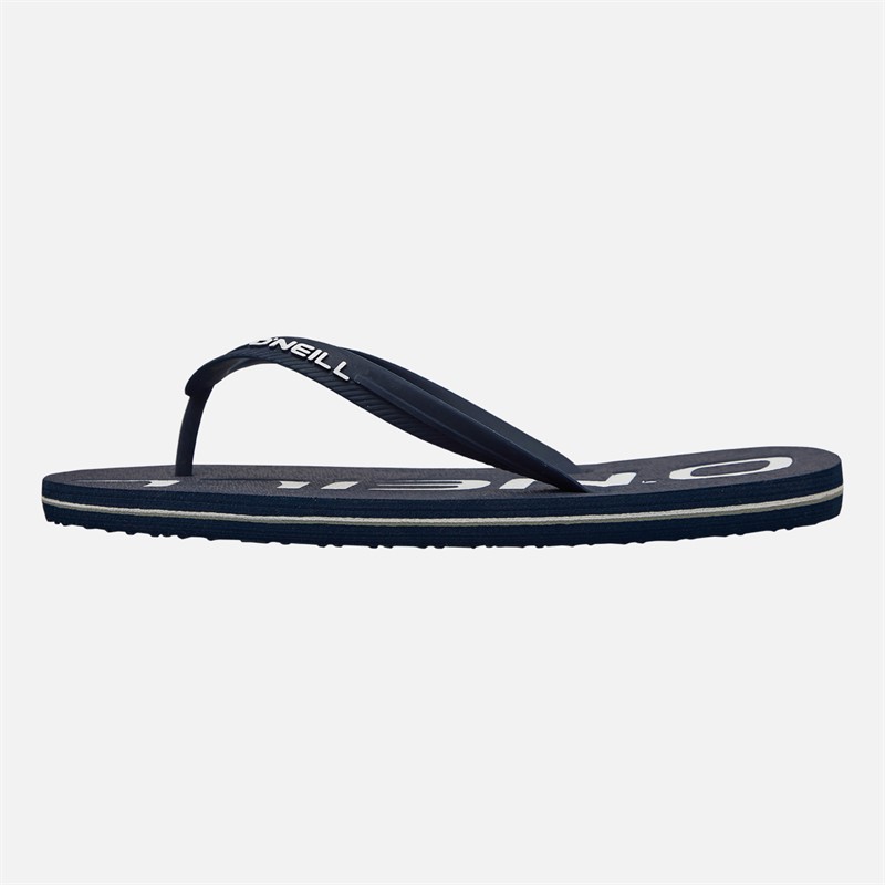 O'Neill Mens Profile Logo Flip Flops Dress Blues