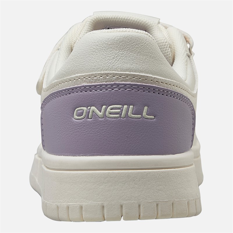 O'Neill Girls Delilah Trainers Off White/Light Silver Off White/ Light Silver