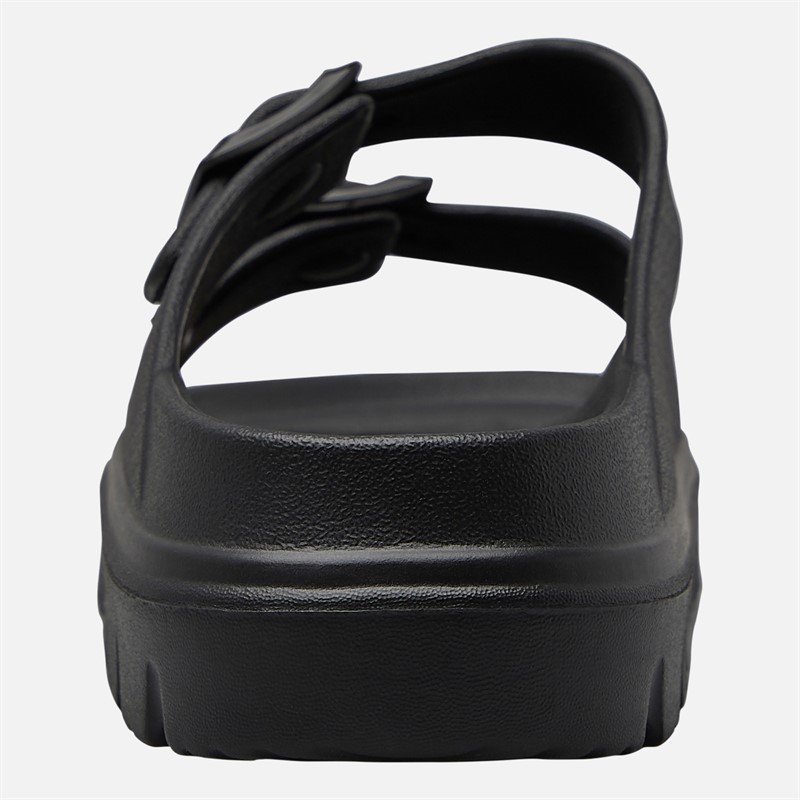 O'Neill Womens Sunset Double Buckle Sliders Black