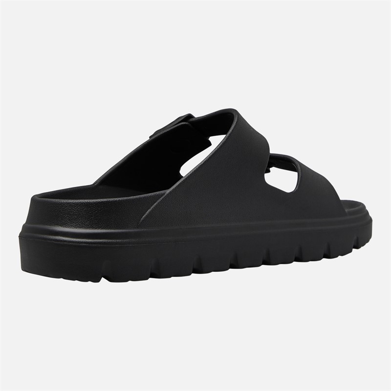 O'Neill Womens Sunset Double Buckle Sliders Black