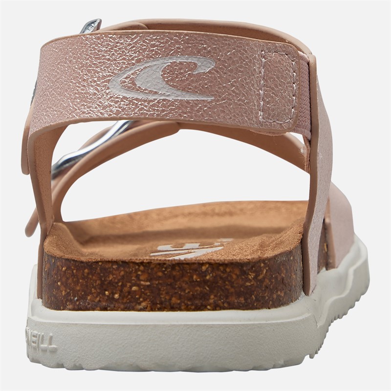 O'Neill Girls Polly Ankle Strap Sandals Peach Whip