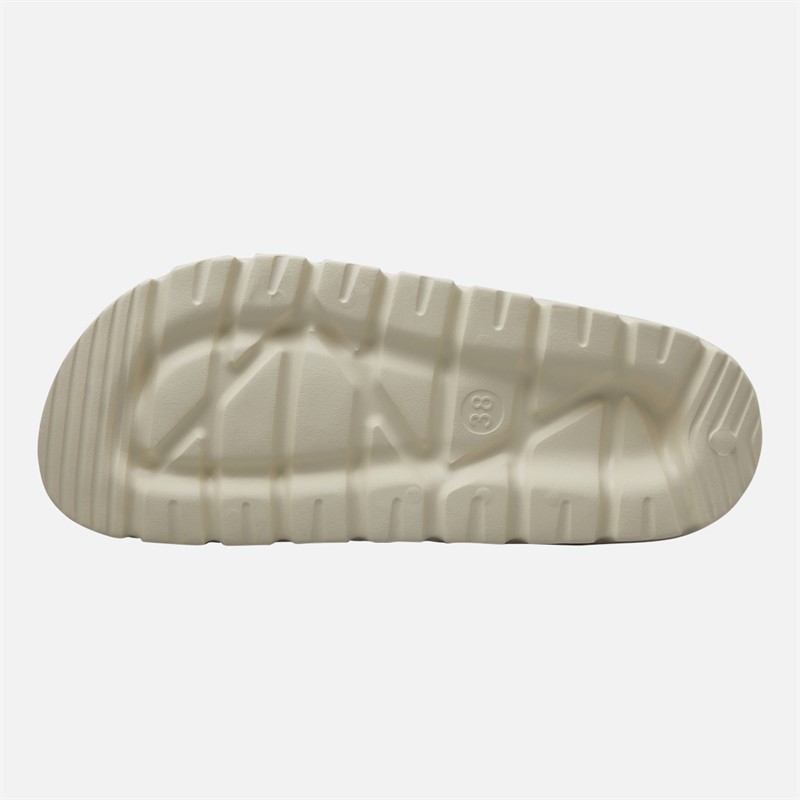 O'Neill Womens Sunset Double Buckle Sliders Whitecap Gray