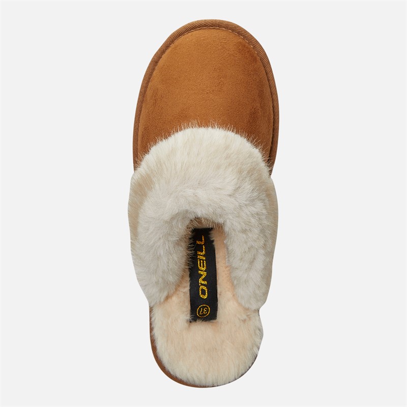 O'Neill Womens Pomino Slippers Chestnut