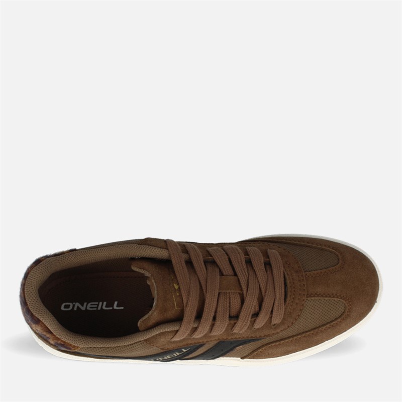 O'Neill Womens Bayville Platform Trainers Chestnut