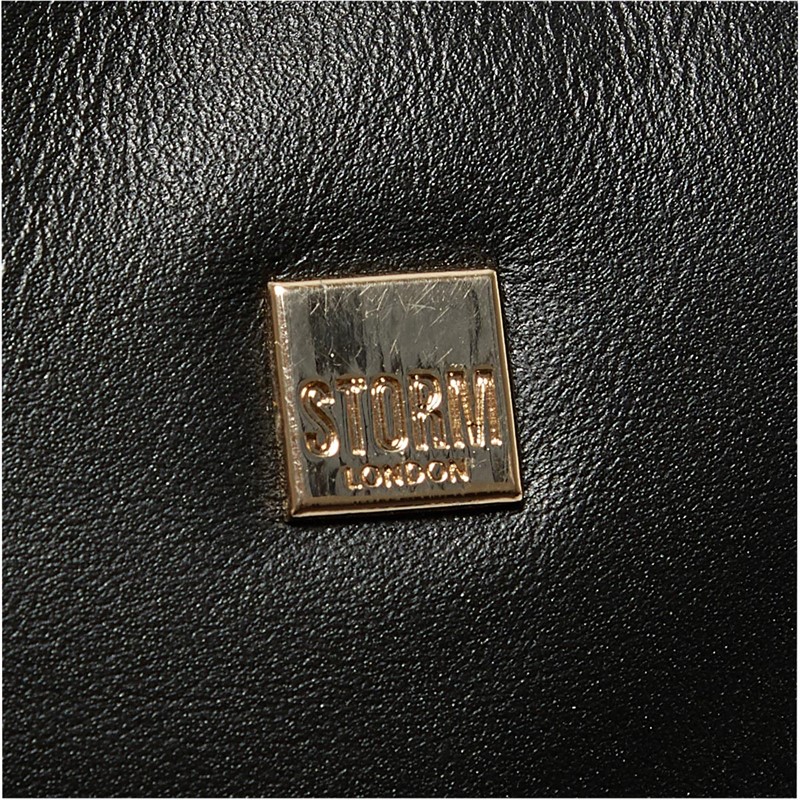 Storm Womens London Beechcroft Leather Crossbody Bag Black