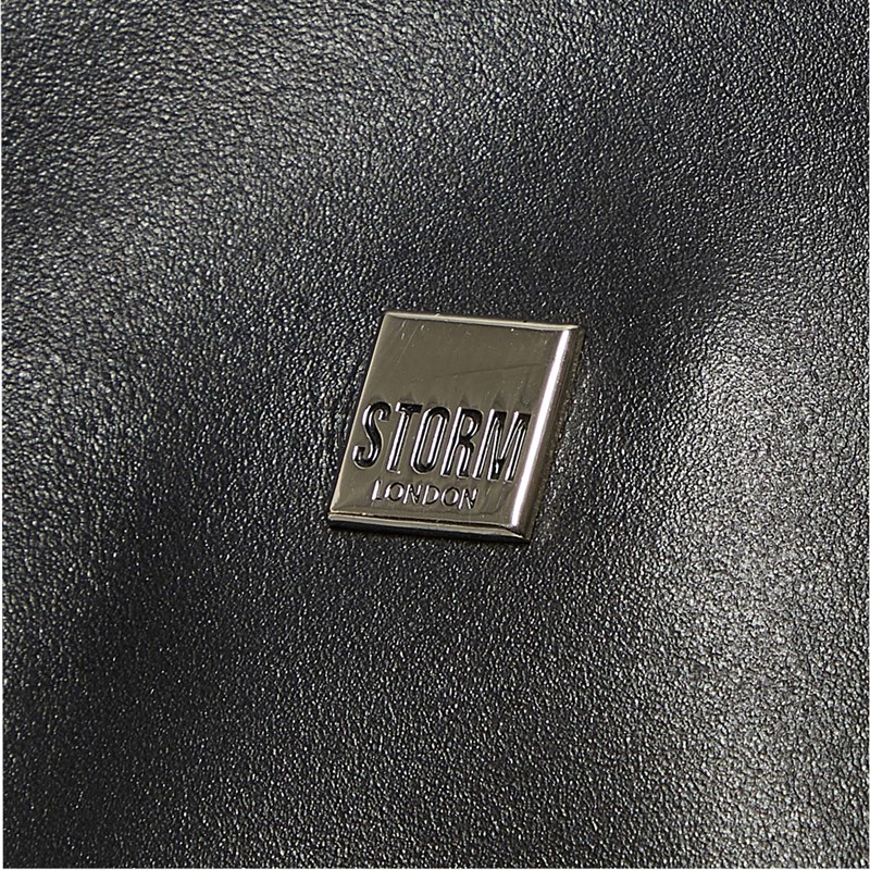 Storm Womens London Wade Leather Handbag Black