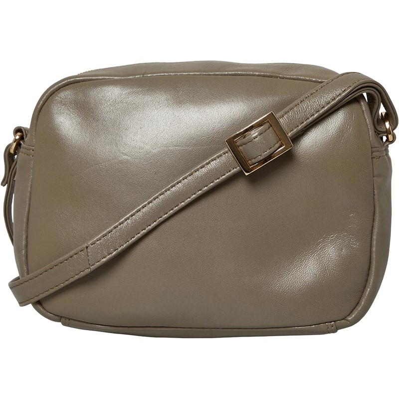 Storm Womens London Beechcroft Leather Crossbody Bag Taupe