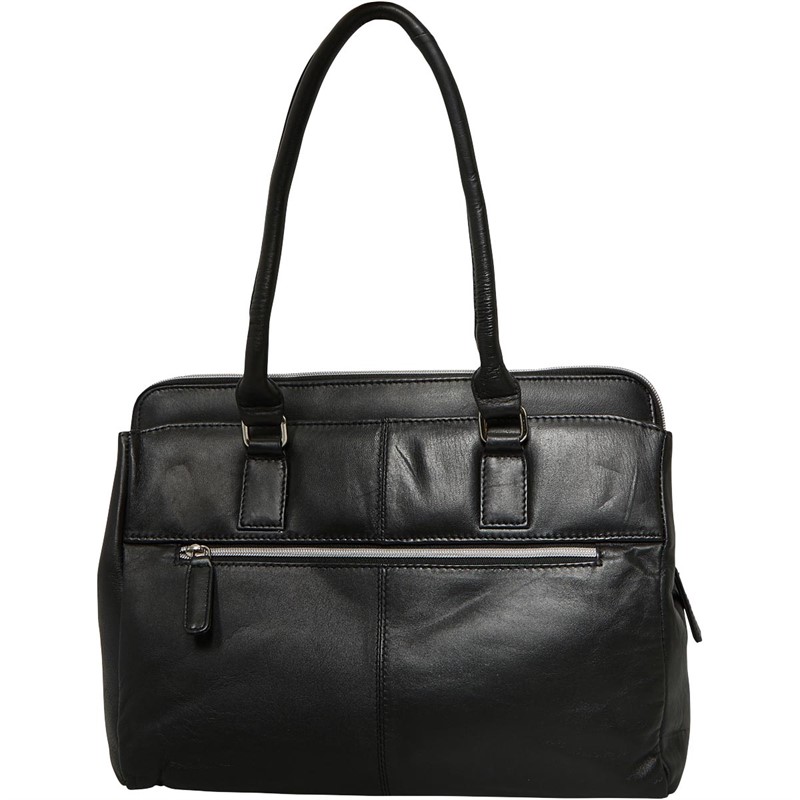 Storm Womens London Achurch Leather Handbag Black