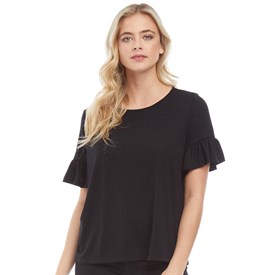 Only You Dames Isa Top Zwart only you kopen in de aanbieding