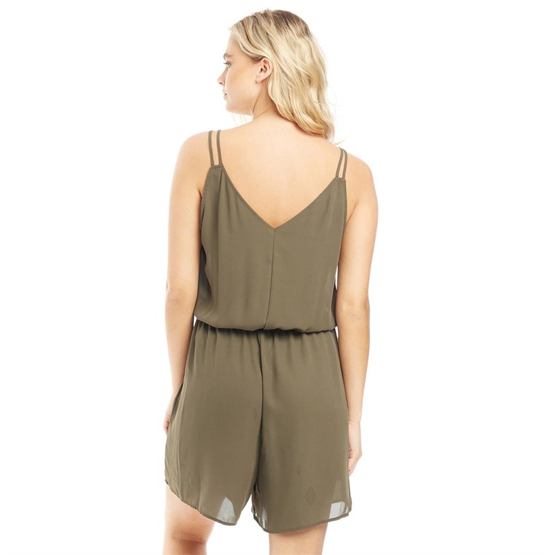 Only You Damen Ava Overall Khaki