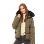 Only Veste Puffer Monica Femme Kaki Clair